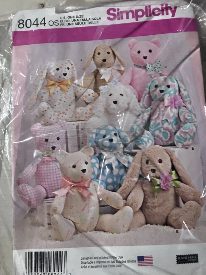 Lot of 3 Various Crafting Sewing Patterns Simplicity McCall's - Image 2 of 4