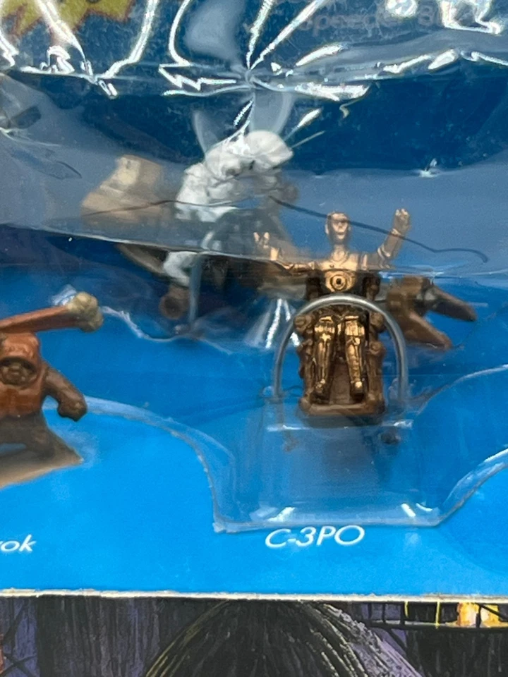 Juego de acción transformadora Star Wars Micro Machines Chewbacca/Endor 1996 vintage Foto 4 de 4