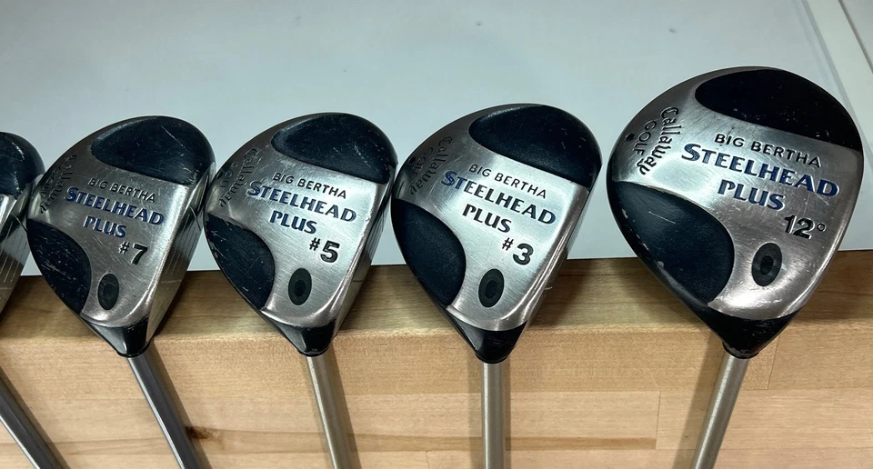 Callaway Women’s Big Bertha Steel Head Plus Wood Set Driver, 3,5,7,8,11 Wood RH - Image 2 of 4