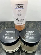 2-Baxter Cream Pomade 2oz. (60ml) Brand New Plus Thickening Styling Gel