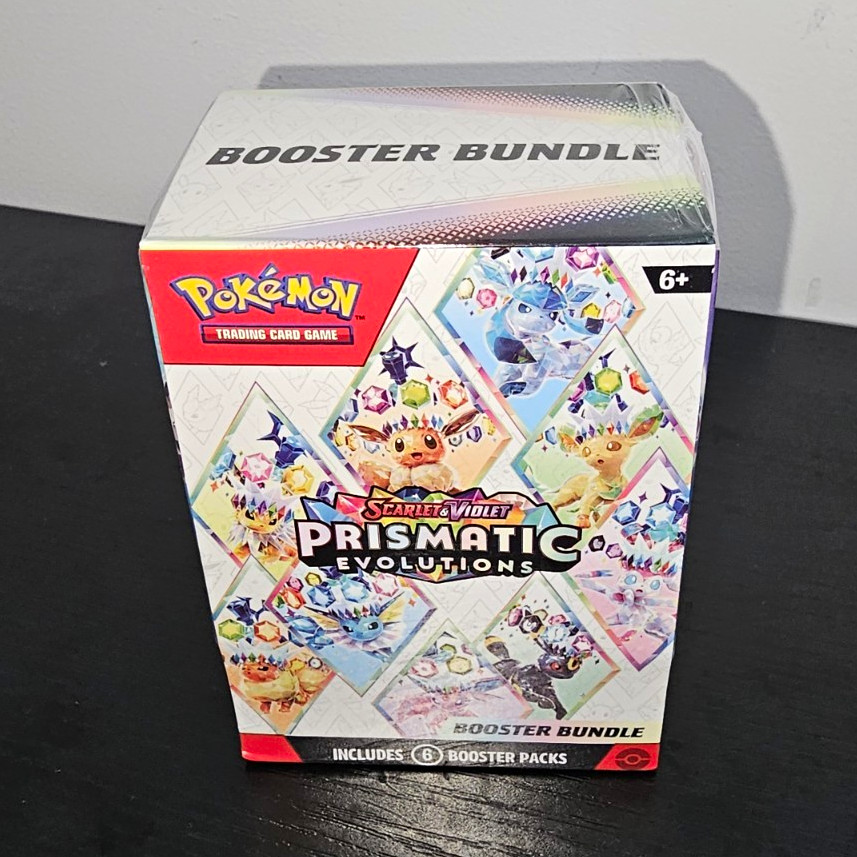 Pokémon TCG Prismatic Evolutions Booster Bundle Box 6 Packs English 2025