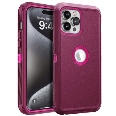 Shockproof Hybrid Cover Case For iPhone 16 15 14 13 12 11 Pro Max XR SE3 6 7 8