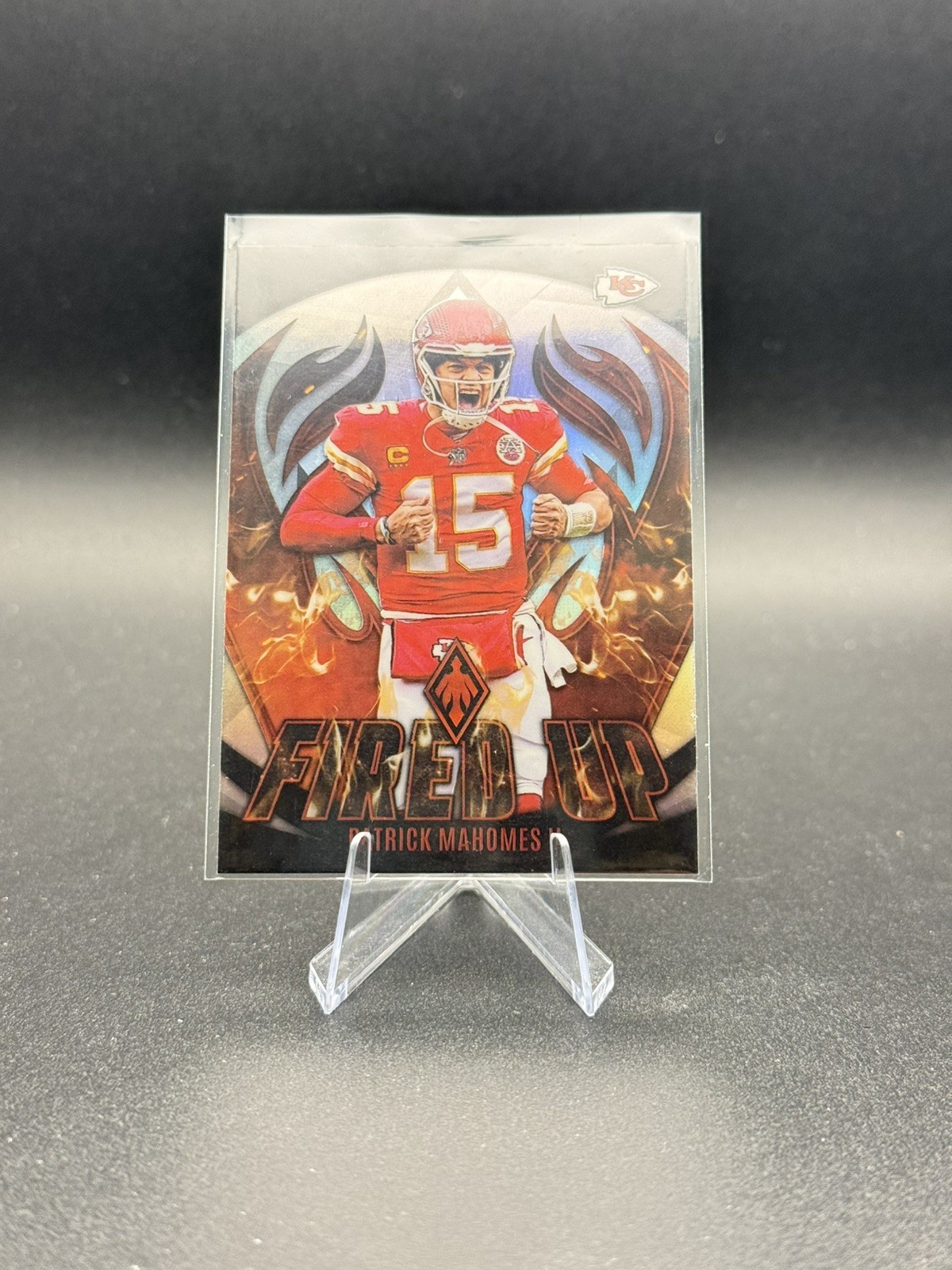 2023 Panini Phoenix Fired Up Silver #FU-1 Patrick Mahomes II Chiefs