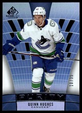 2021-22 SP Game Used Purity Platinum Quinn Hughes /35 Vancouver Canucks #P-30