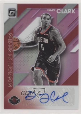 2019 Panini Donruss Optic Signature Series Pink Prizm 14/25 Gary Clark Auto 0c6