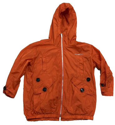 Dsquared² Women s Wind Breaker Jacket With Hood  Tag size  8Y Orange Rare