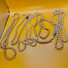 5 Sets Vintage Single Strand Pearl Necklace from 26 in diameter to 46 — photo 1