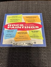 Rock Paintings & Hot Hits Music Sega CD, 1992  Excellent Condition Never Played 