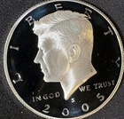 2005 P D S S Kennedy Half Dollar Lot 90% Silver/Clad Proof BU PDSS 4 COINS .900