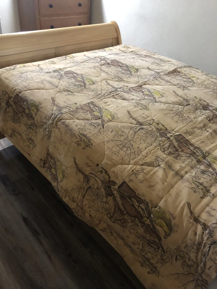 VNT Saco de Dormir Pato Caza Camping Acme Cremallera Caqui Imagen Raro 34x74" Foto 4 de 4