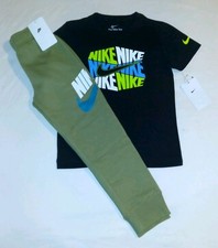 Nike Boys Youth 2pc Jogger  Tee Set- 6y