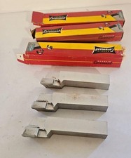 Lot of 3 SANDVIK Coromant Brazed Carbide Lathe Tool Bits 3/4  Shank S1P GR-12