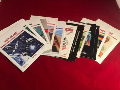 Atari 2600 Game Manuals Multiple Games Varying Condition