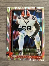 2025 Topps Chrome Football Cam Robinson #124 Ray Wave Raywave