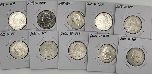 2019-2020 West Point Quarter Complete Set! 10 quarter lot!