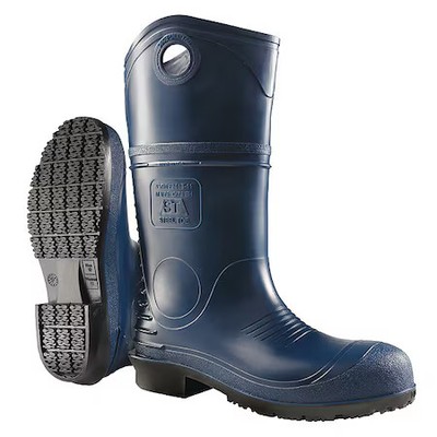Dunlop 8908633 Men's Durapro Rubber Boot, Steel Toe, 16'' Height, Blue, 11