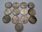 50C Walking Liberty Half Dollars-13 Coins