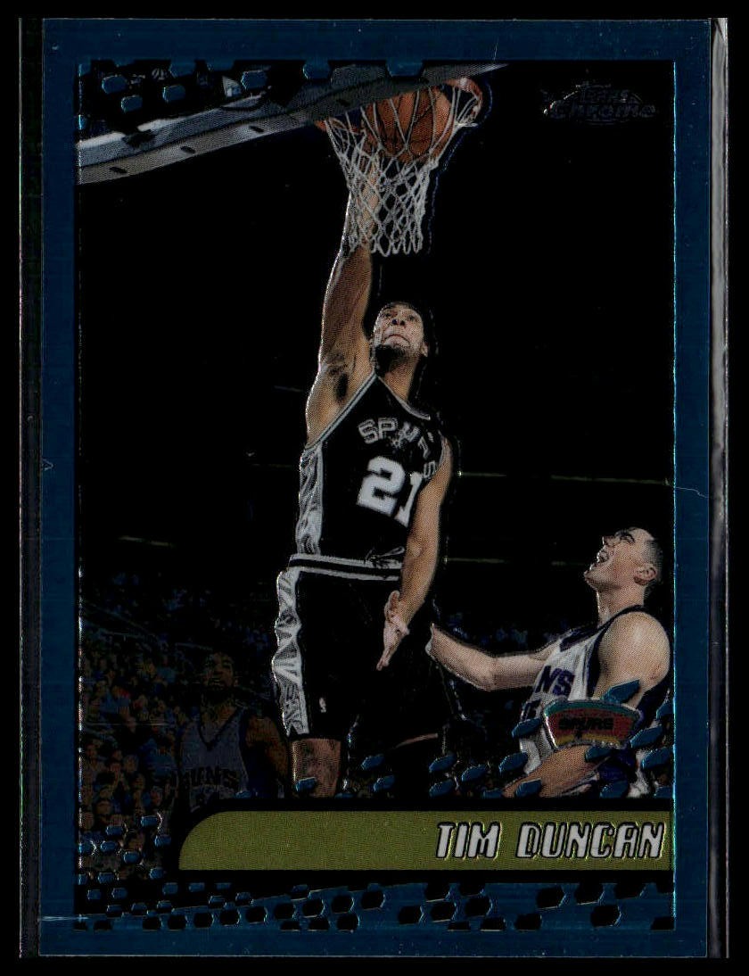Tim Duncan 2001-02 Topps Chrome #30 San Antonio Spurs