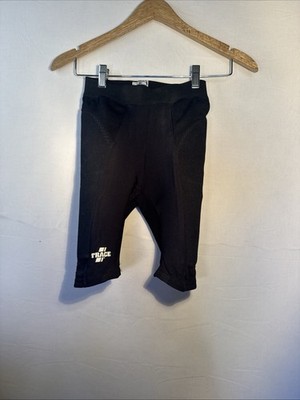 Trace Black Nylon Spandex Athletic Biking Cycling Shorts Medium 28'' X 8'' F16