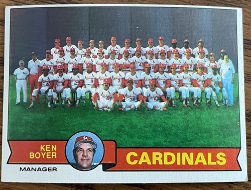 St. Louis Cardinals 1979 Topps Team Checklist Baseball Card #192 MLB Free Ship