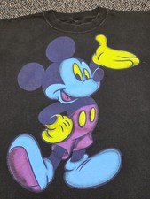 Vintage Mickey Mouse Shirt 90's Medium Front/Back Disney Disneyland