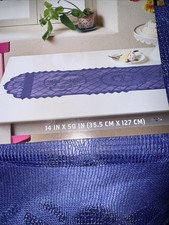 Day of the Dead Table Runner 14" x 50" Purple Lace Home Table Decor Sugar Skull