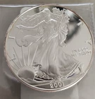 2001-W Silver American Eagle Proof Strike. 1 Oz  Silver. Nice Coin. NO RESERVE!