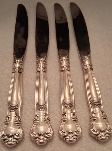 4 Chantilly By Gorham Sterling Place Dinner Knifes