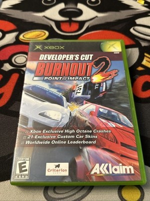 Burnout 2: Point of Impact - Microsoft Xbox No Manual (Developer s Cut)