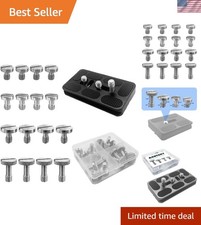 Versatile 16PCS Stainless Steel Camera Screw Set - Perfect for Tripods and More