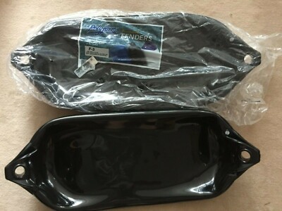 2 x Polyform Fender doppelaugenfender F2 schwarz xcm Neu & OVP - Boot Yacht 