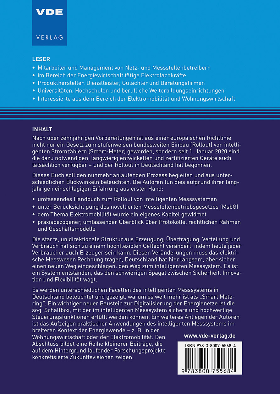 Thumbnail - Michael Arzberger; Jürgen Kramny / Intelligente Messsysteme - Smart