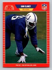 1989 Pro Set Sam Clancy #457 Rookie RC