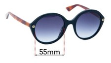 SFx Replacement Sunglass Lenses fits Gucci GG0023S - 55mm Wide