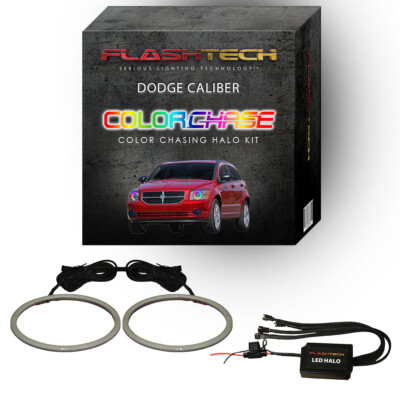 Dream Color Chasing Dynamic LED Halo kit for 2007-2012 Dodge Caliber Headlights