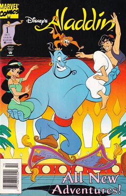 Disney's Aladdin #1 Newsstand Cover (1994-1995) Marvel Comics