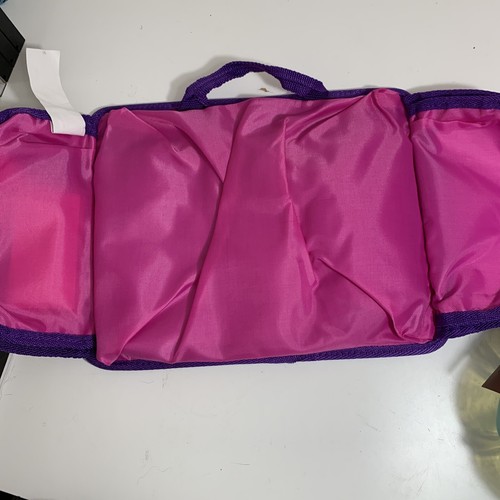 Shopkins Vacation Travel Lap Desk With 2 Side Pencil Pouches & carrying Handle - Picture 6 of 8
