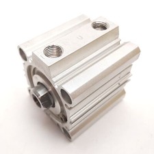 SMC Pneumatic Cylinder, Double Acting, Bore: 2", Stroke: 1", Ports: 1/4" NPT