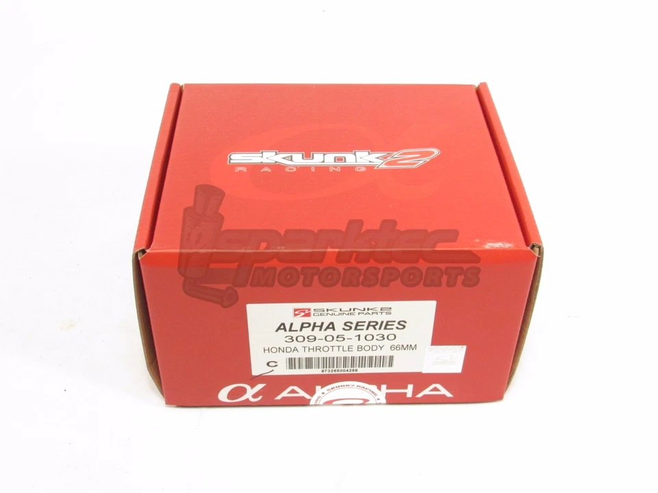 Cuerpo de acelerador Skunk2 66 mm serie Alpha Integra Civic CRX Prelude S2000 Accord Foto 2 de 4