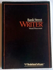 1984 Bank Street Writer Word Processor manual Apple IIc