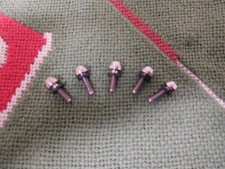 5 x New Original TaylorMade Titanium Alloy Screw Bolt With Rubber Washer