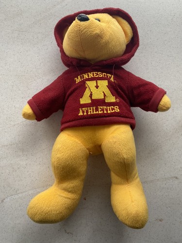 RARE MINNESOTA GOPHERS TEDDY BEAR FOREVER COLLECTIBLES PLUSH STUFFED ANIMAL - Picture 4 of 4