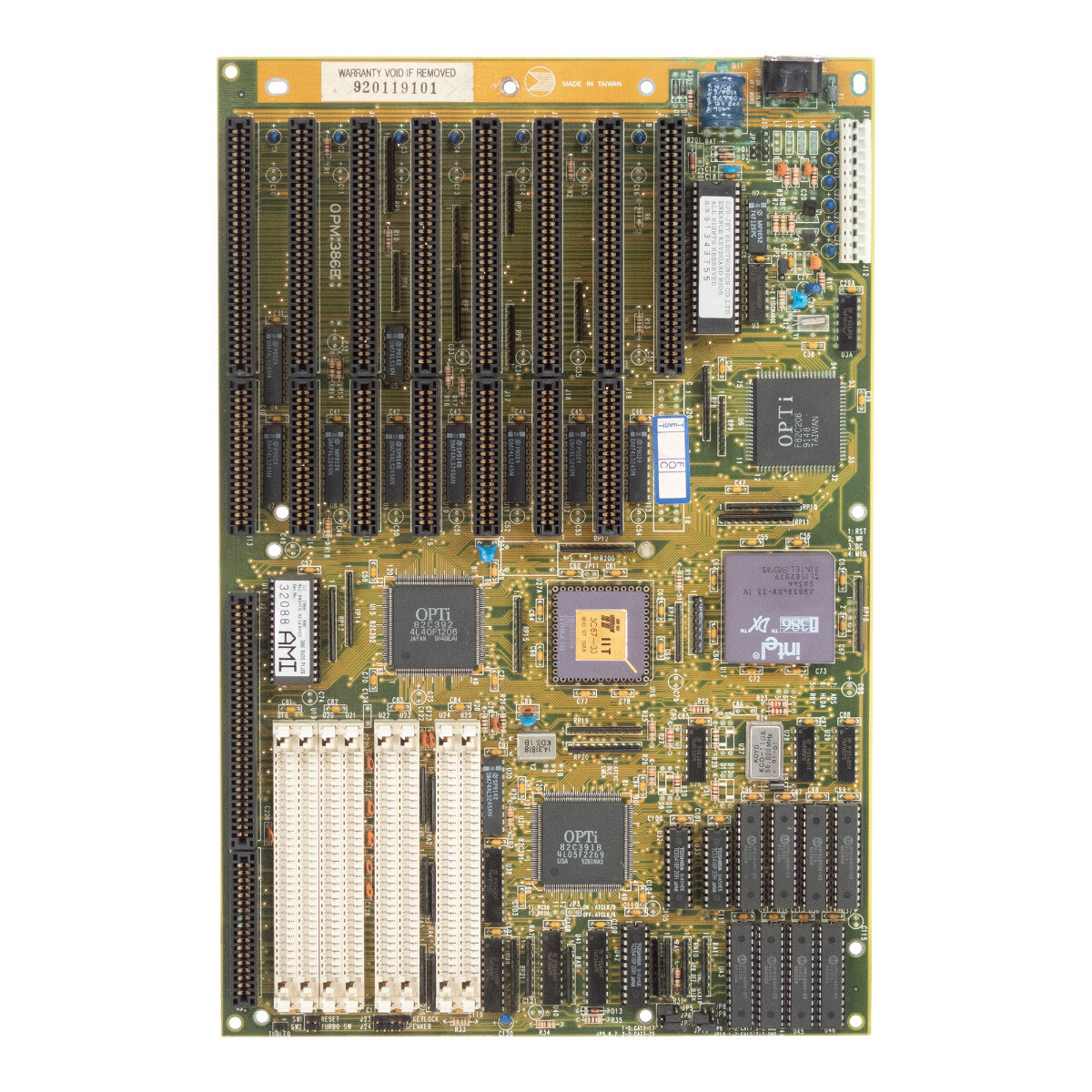 Retro Baby at Mainboard NIC Technology OPM 386B PGA132 SIMM