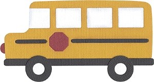 QuicKutz Lifestyle 4'' x 4'' Schneideisen - Schulbus