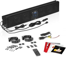 BOSS Audio BRT26A 26" ATV UTV Marine Sound Bar Bluetooth Amplified RGB C-Clamp