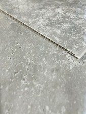 Grey Concrete Gloss Bathroom Wall Panels Shower Wet Wall PVC Cladding Kitchen 