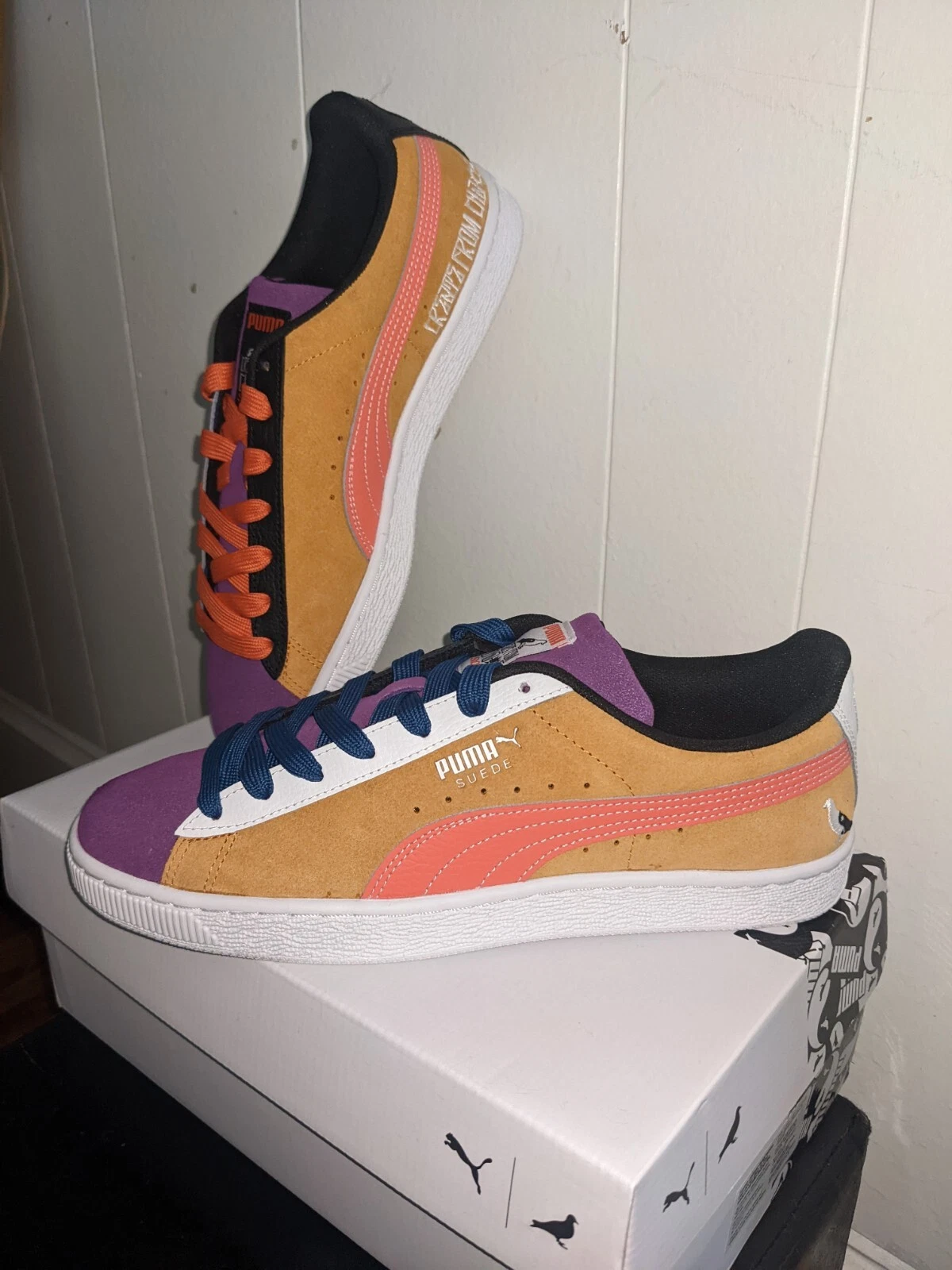 Taglia 9 5 PUMA Jeff Staple x camoscio creato dalla luce