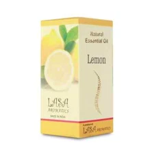 Lasa Aromatics Natural Essential Perfume Oil Lemon Long Lasting Fragrance 10 ml