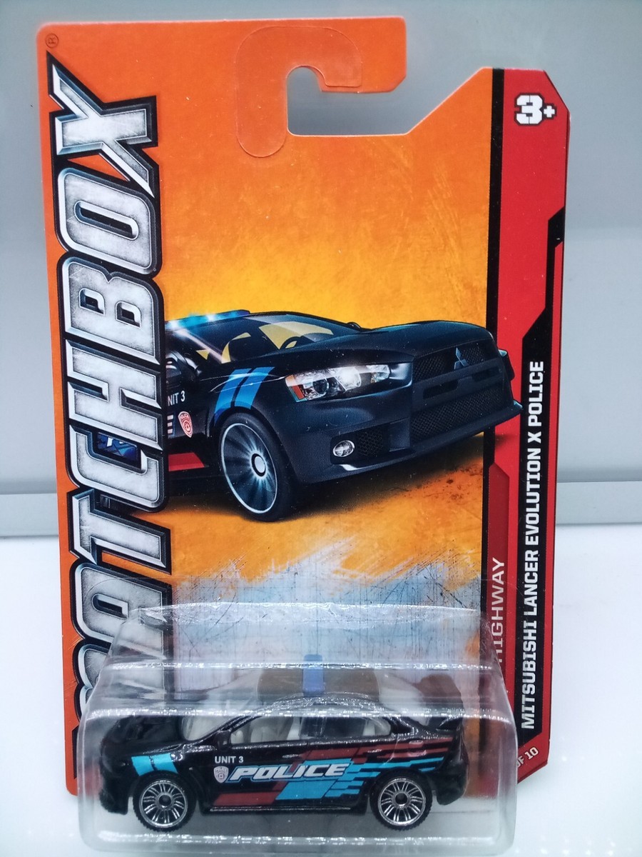 Matchbox Superfast / MB 808 - Mitsubishi Lancer Evo X Police