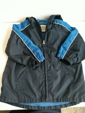 Children Place Spring Jacket Coat Rain Zip Boys Size 4T Blue Outdoor Hike A3
